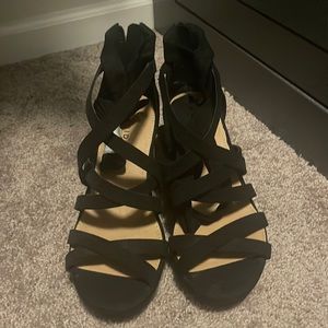 Torrid ankle strap wedges